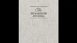 Review: The Five Minute Journal... giveaway CLOSED