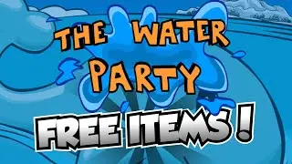 🌊 WATER PARTY AUGUST 2020! (Free Item Locations) 🌊 | Club Penguin Rewritten