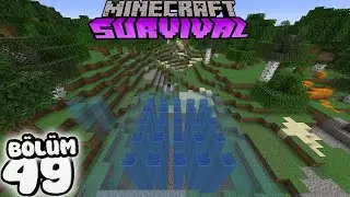 SINIRSIZ SİYAH BOYA ! ! (m&uuml;rekkep balıklarına &ouml;l&uuml;m) | Minecraft Survival | B&ouml;l&uuml;m 49