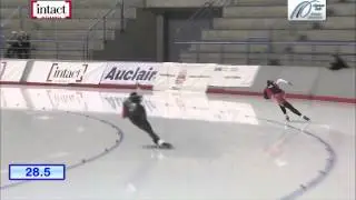 Calgary Olympic Oval   Sat dec 28 2013 Ladies 500m #2 P05 Ianculescu+Oudenaarden