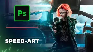 Создание Арта THIS IS FUTURE - Photoshop Speed Art
