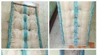 طريقة بسيطة لخياطة (مطرح الصوف🐑)وفري التكاليف💰 وصنعيه بنفسك 👍