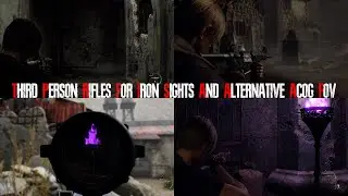 Resident Evil 4 Remake CQBR in Mercenaries and 3rd Person Rifles & Alternative Scope Fov