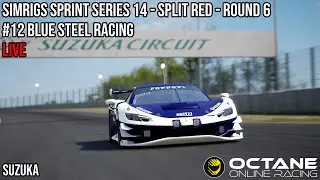 Simrigs Sprint Series 14 Rd 6 - Split Red - Car 12