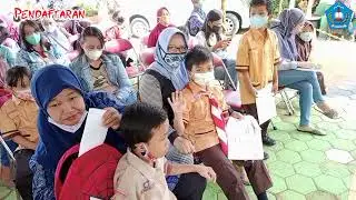 Vaksinasi Pertama Siswa SDN Tandang 01 Desember 2021