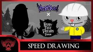 Drawing Character: Happy Tree Friends Fanon - Nostin | in Mobebuds Style