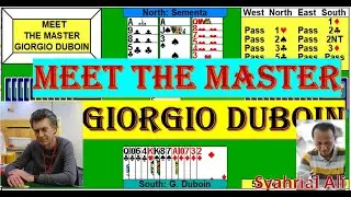 MEET THE MASTER GIORGIO DUBOIN