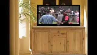 hidden tv cabinet lift