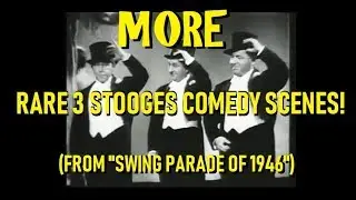 MORE Rare 3 Stooges Comedy Scenes! (From 