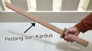 Cara Membuat Pedang Mainan dari Kardus | Pedang Katana dari Kardus