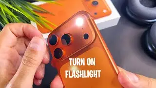 Как включить фонарик на iPhone 17 / iPhone 17 Pro
