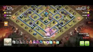 Town Hall 13 hog miner attack strategy.