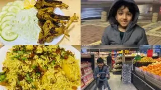 No Shan No National 😱 Secret Masala Thahari & Mutton Chaps Recipe|Easy Lunch Vlog