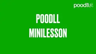 Poodll MiniLesson with captions