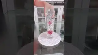 floating rose dry flower with beads