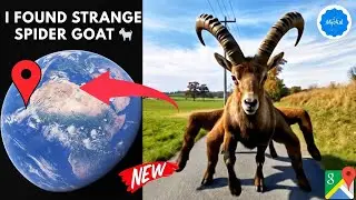 😶&zwj;🌫️😱 I Found very Strange Spider Goat 🐐 on Google Maps and Google Earth 🌎