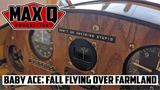Do Not Watch This Boring Video Of Me Flying My Baby Ace Homebuilt Airplane Over Indiana Farmland!