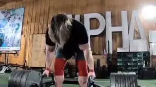 Gabriel Pe&ntilde;a 1,100 lbs (500 kg) Hex Bar Deadlift