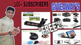 100+ SUBSCRIBERS GIVEAWAY || SPECIAL VIDEO || WIN THIS GIVEAWAY || URDU || HINDI || 2018
