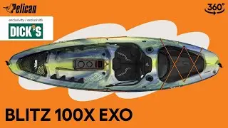 PELICAN | Exclusive BLITZ 100X EXO Fishing Kayak Walkthrough