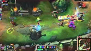 AP Shaco suppot avoiding a gank