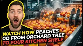 The Secret Life of Peaches: Inside a High-Tech Processing Plant Revealed