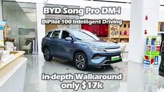 2025 New BYD Song Pro DM-i Smart Drive 115KM Premium Model in-depth Walkaround - Big Bear Test Car