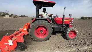 Yuvo 585 4wd with 10ft maschio rotavator