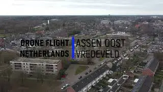 Assen Oost/Vredeveld vanuit de lucht