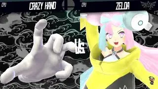 Iono Vs Crazy Hand - Requested Smash Bros Battle