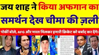Qamar Cheema Crying On Jay Shah Tweeted In Support Of Afghanistan Cricket Board | Pak Vs Afg