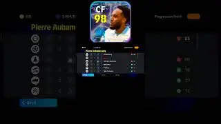 Pierre-Emerick Aubameyang Best training guide#football #efootball #pes #shorts #viralshorts