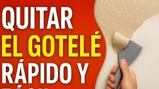 😲 QUITAR GOTELE y ALISAR PAREDES en 2026 ✅ TRUCO RÁPIDO con Lijadora (¡Sin Polvo! | Paso a Paso