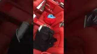 All red leather interior #cars #oldschool #auto