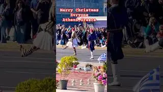 Happy holiday with Greek Presidential Guard Athens Greece #history #travel #soldier #shorts #greek