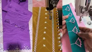 🌺Latest Pant Bottom Design | latest Stylish poncha designs