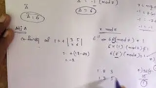 system of linear congruences with three variables