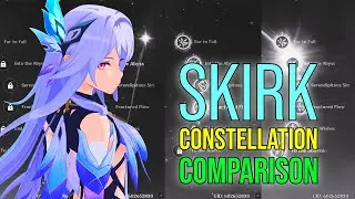 Сравнение урона SKIRK &mdash; C0 против C1 против C2 против C4 против C6