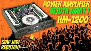 SUDAH HADIR ! ASHLEY HM 1200 JADI POWER AMPLIFIER SEJUTA UMAT ! SIAP BATTLE ANTAR TETANGGA ! BURUAN