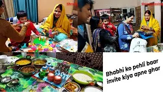 Bhabhi ko first time invite kiya apne ghar par | Dinner Party Vlog | Shraddhasinghlaw