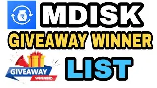 Mdisk Giveaway Winner List | Mdisk Giveaway | Mdisk Giveaway Winner