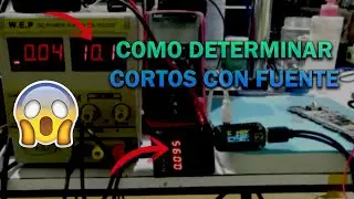 Como determinar cortos en las lineas con la Fuente
