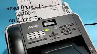 Reset Drum Brother intelliFAX 2840 Printer Fax