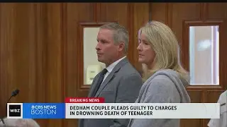 Dedham couple pleads guilty to charges in drowning death at graduation party