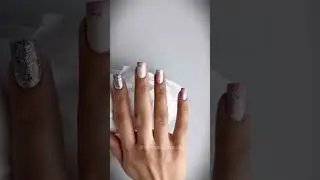 Delicate manicure with accent sparkles KODI PROFESSIONAL UK