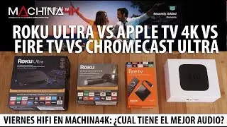 Apple TV 4K против Roku Ultra против Fire TV против Chromecast Ultra | Что лучше по качеству звук...