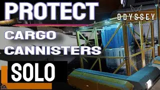 How I DID Solo the 'Protect Cargo Cannisters' Mission! / Elite Dangerous