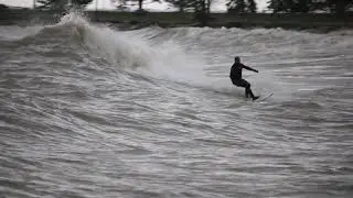 SURFING AT BLUFFERS PARK