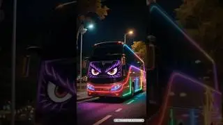 Bus telolet basuri full LED #bus #telolet