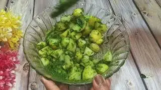 कानपुर की फ़ेमस डिश धनिया वाले आलू | Dhaniya wale Aloo | Dhaniya Ke Aloo | Chutney Aloo